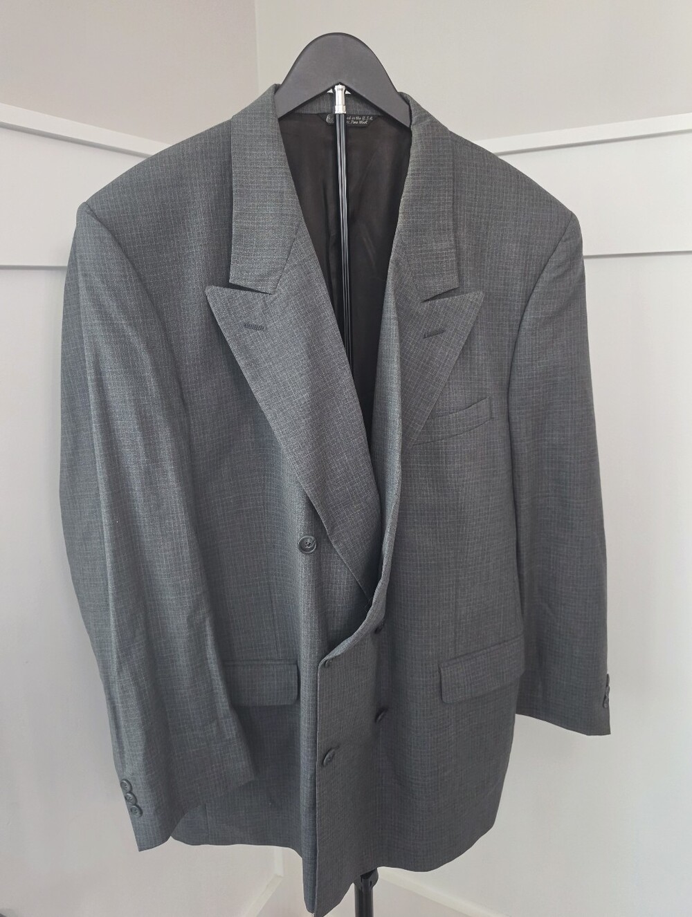 Dior Monsieur Gray Men's Double-Breasted Blazer *read Entire Listing*